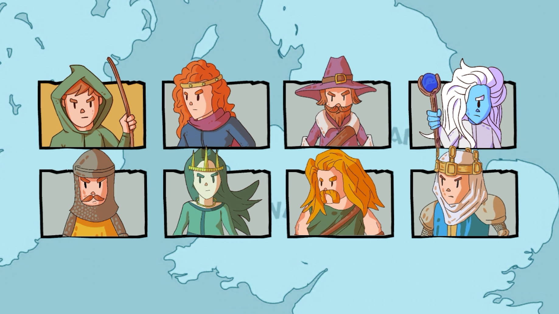 QuestBall characters